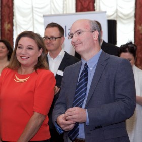 Norah Casey and Mike Feerick at Iveagh House 16.06.2015